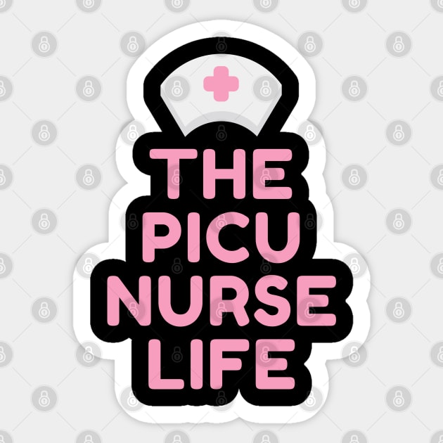 PICU Nurse life! Pediatric ICU Nursing Sticker by rock-052@hotmail.com